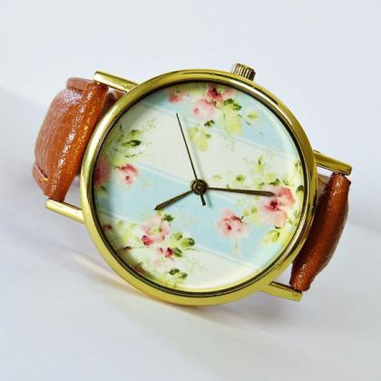 Grandma's Wallpaper Floral Watch,..