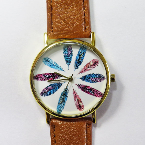 Colorful Feathers Watch, V..